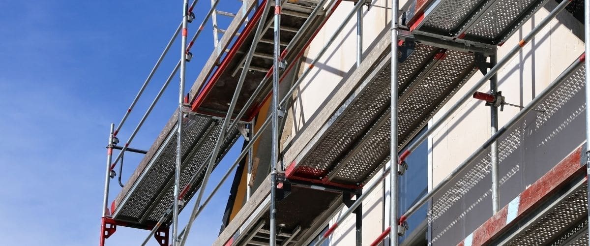 Layher Stahlgerüst 110 m²
